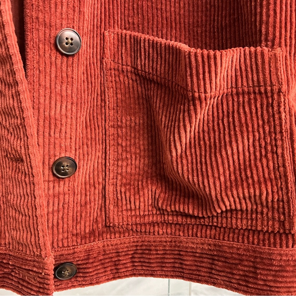 Madewell Red Corduroy Utility Jacket - Picture 8 of 11